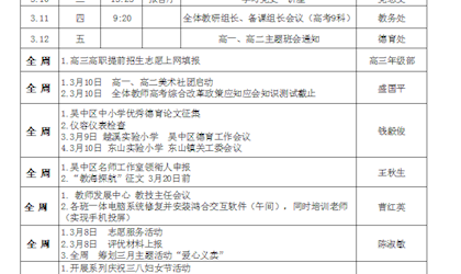 东山中学2020-2021学年度第二学期第三周国旗下讲话